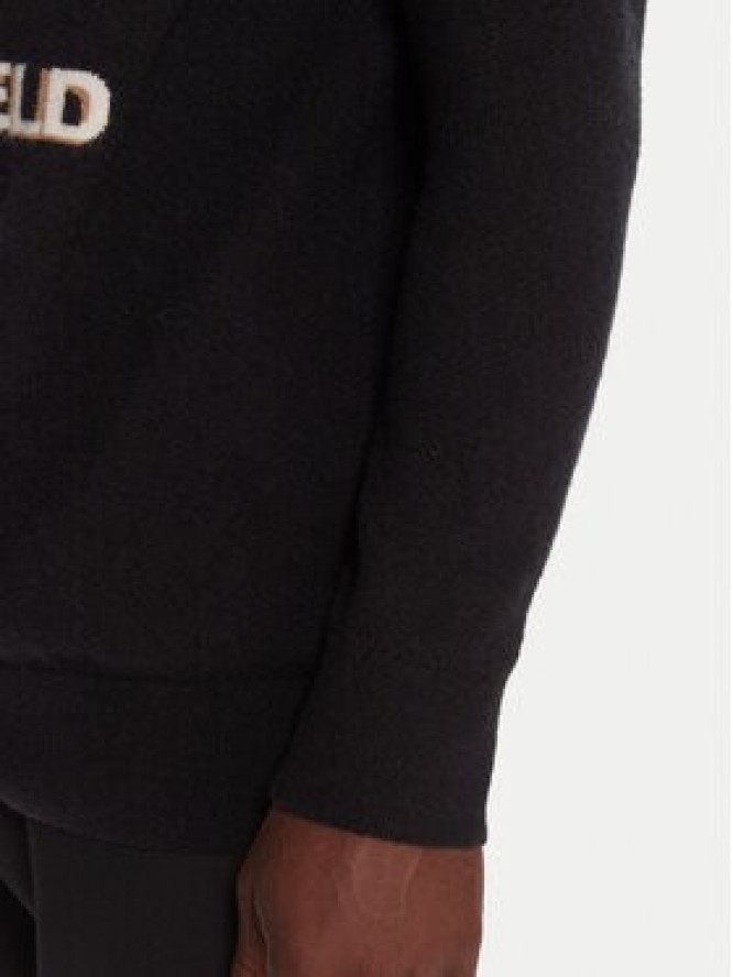 KARL LAGERFELD Sweter 655030 554306 Czarny Regular Fit