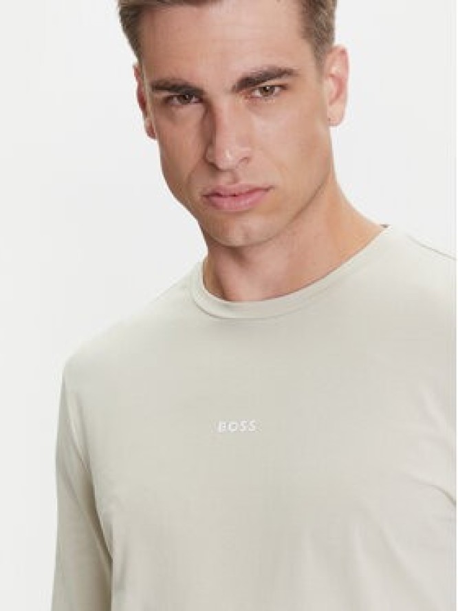 BOSS Longsleeve Tchark 50473286 Beżowy Regular Fit