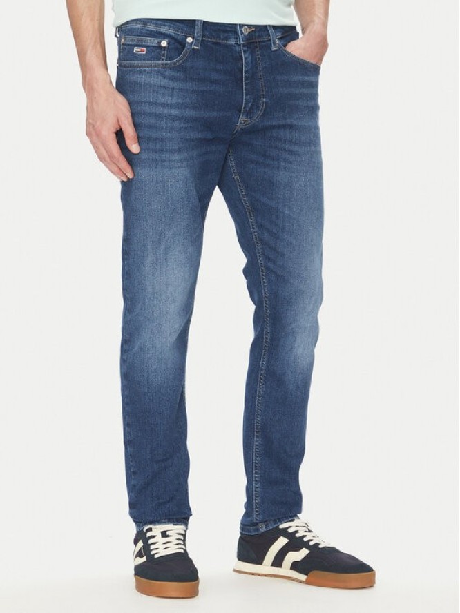 Tommy Jeans Jeansy DM0DM21032 Niebieski Tapered Fit