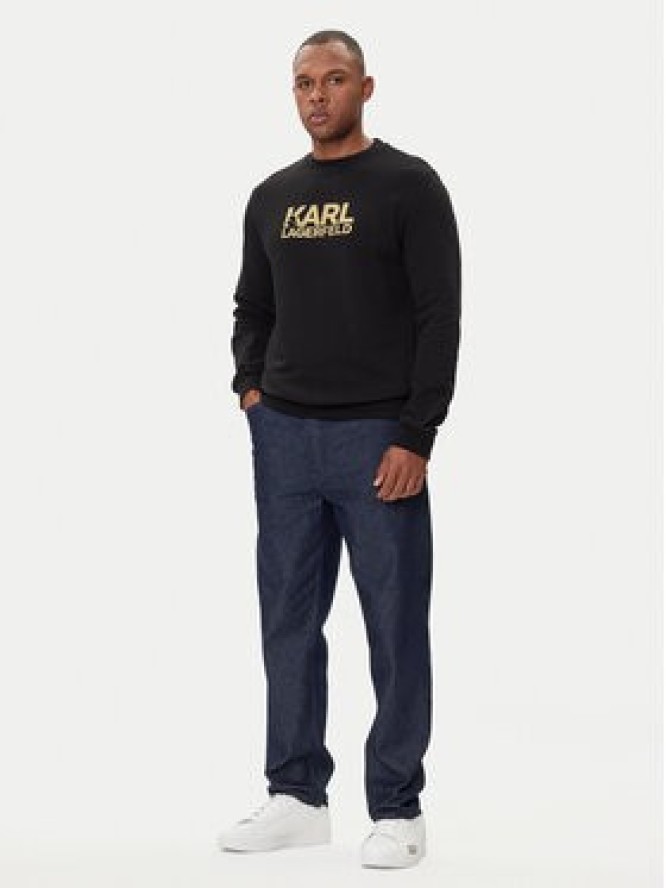 KARL LAGERFELD Bluza 705091 554917 Czarny Regular Fit