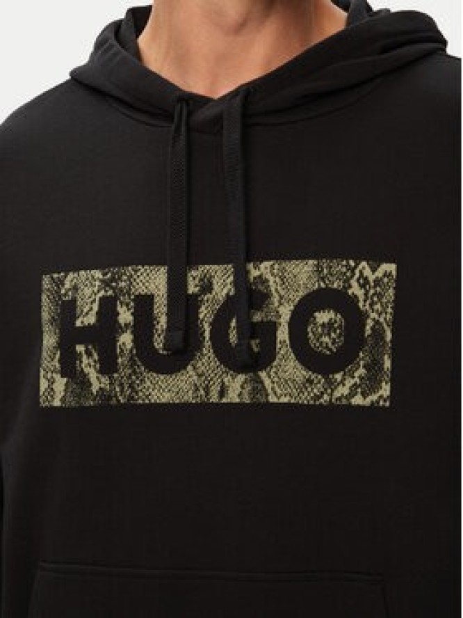 HUGO Bluza Necdysis 50566028 Czarny Regular Fit