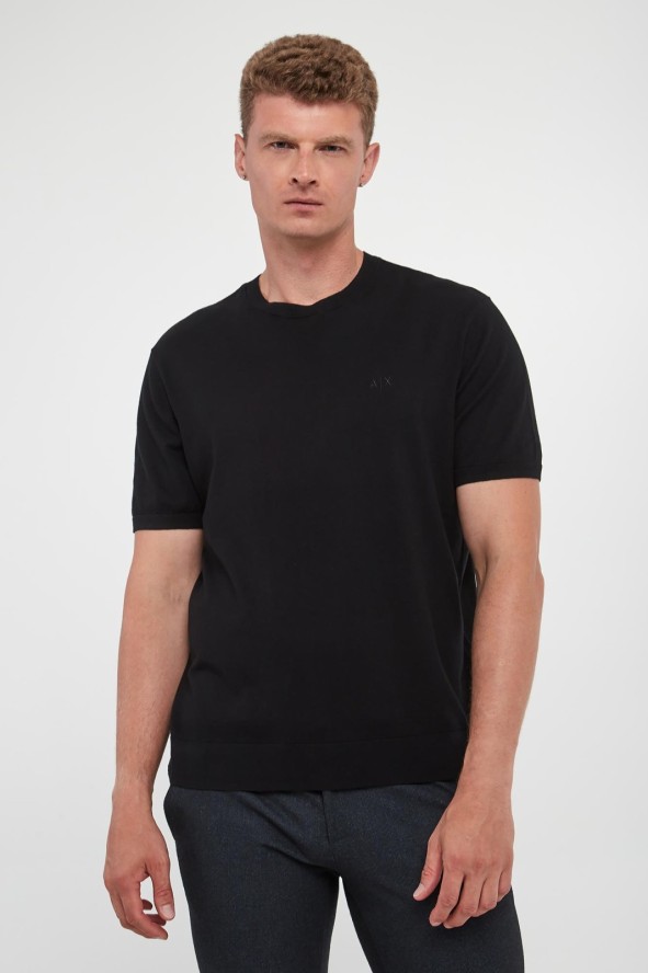 T-shirt męski dzianinowy ARMANI EXCHANGE