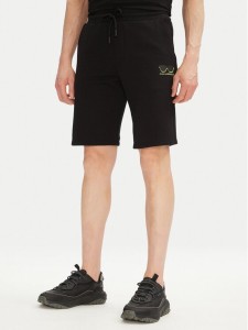 KARL LAGERFELD Szorty sportowe 705400 552917 Czarny Regular Fit