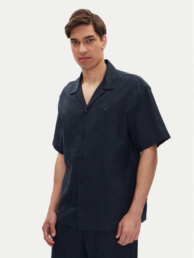 Emporio Armani Koszula EM000593 AF12356 UB102 Granatowy Regular Fit