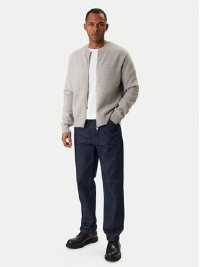 Jack & Jones Kardigan Scope 12286797 Szary Relaxed Fit
