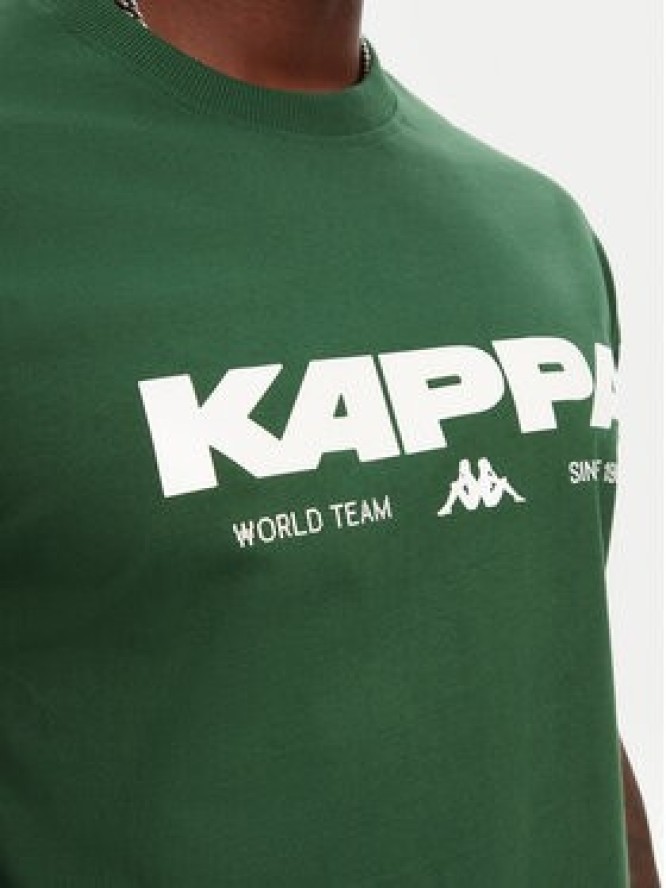 Kappa T-Shirt Nhisso 351S5MW Zielony Regular Fit