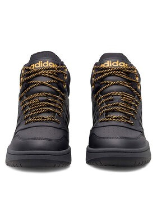 adidas Sneakersy HOOPS 3.0 MID WINTER IG7928 Czarny
