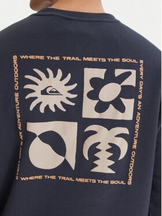 Quiksilver Bluza Salt Water EQYFT05196 Granatowy Regular Fit