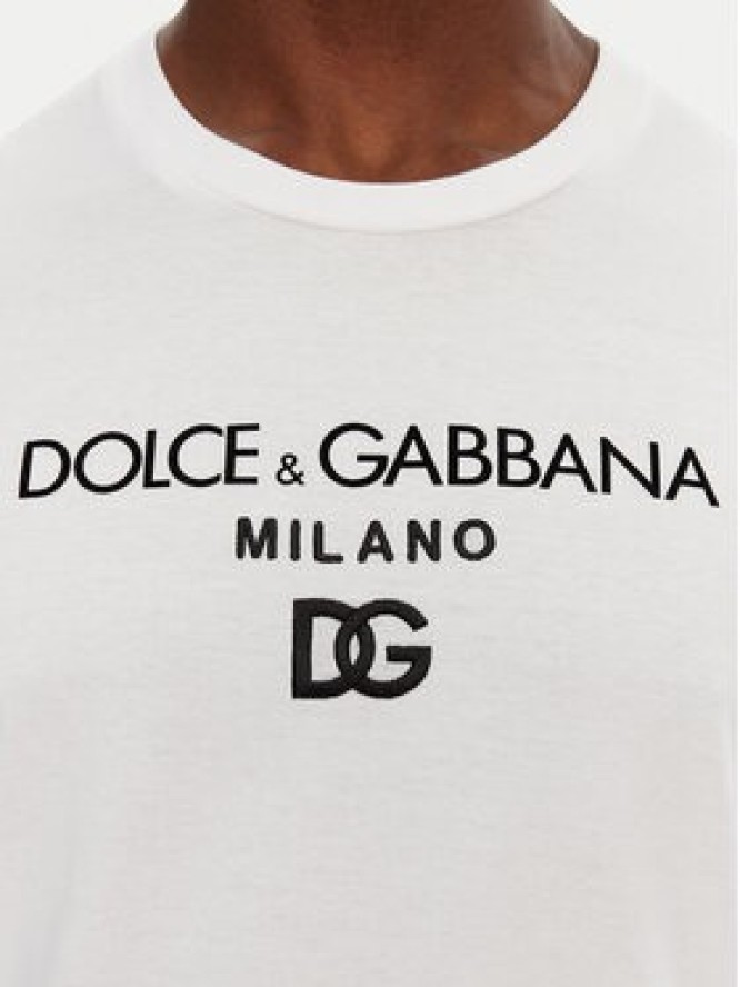 Dolce&Gabbana T-Shirt G8PD7Z G7B9X Biały Regular Fit