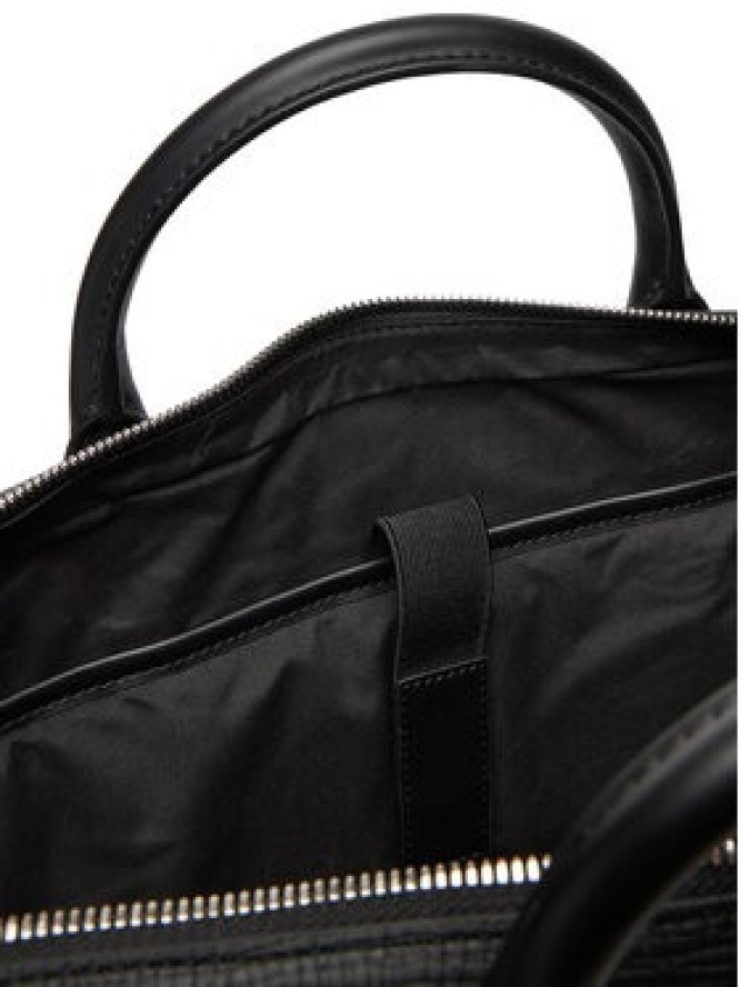 Tommy Hilfiger Torba na laptopa Th Business Leather Computer Bag AM0AM13642 Czarny