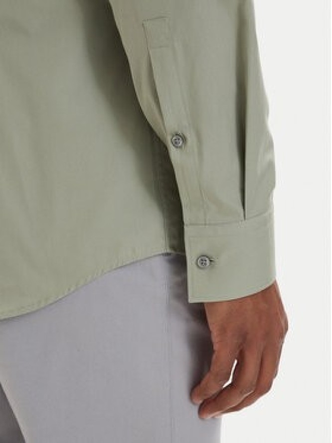 HUGO Koszula Kenno 50289499 Zielony jasny Slim Fit