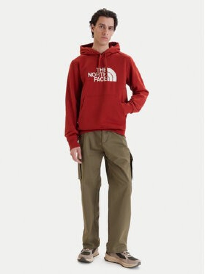 The North Face Bluza Drew Peak NF0A89EM Czerwony ciemny Regular Fit