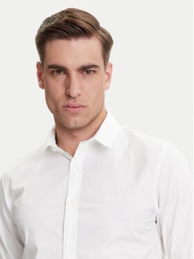 Calvin Klein Jeans Koszula J30J324614 Biały Slim Fit
