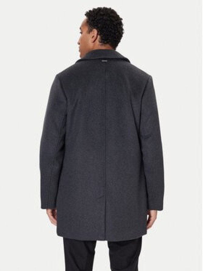 Guess Płaszcz wełniany M4BL3S WGJ82 Szary Slim Fit