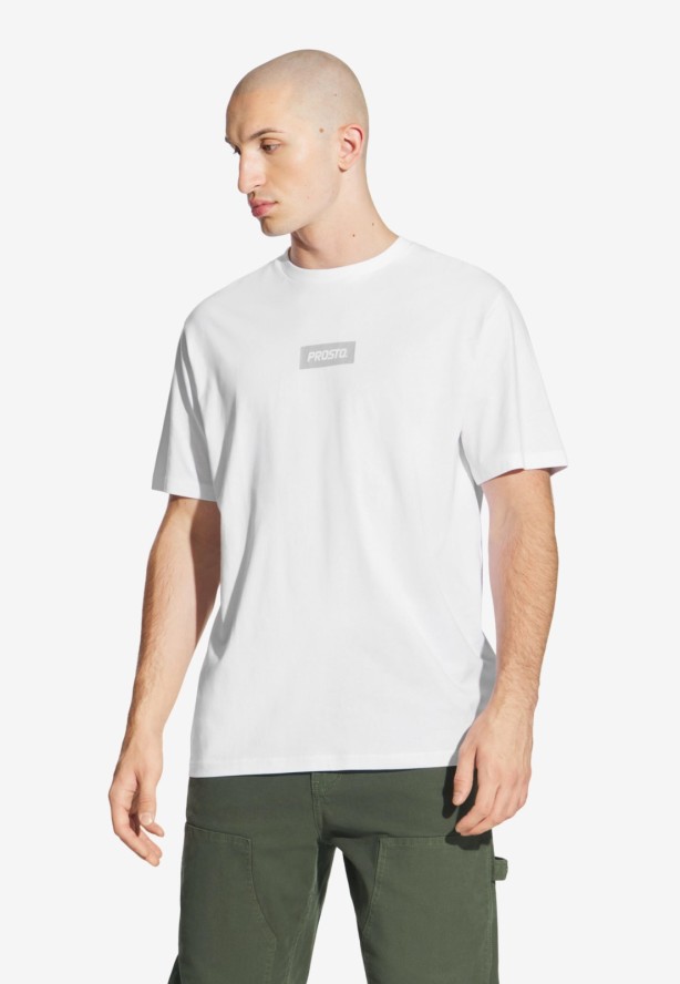 Koszulka sportowa męska Prosto Box Logo z krótkim rękawem