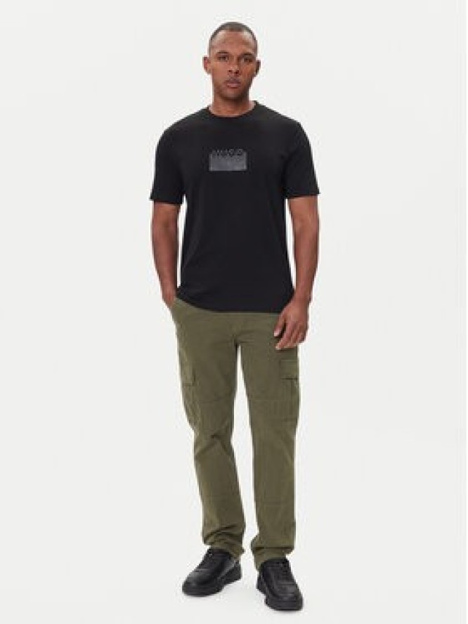 HUGO T-Shirt Delastio 50546867 Czarny Regular Fit