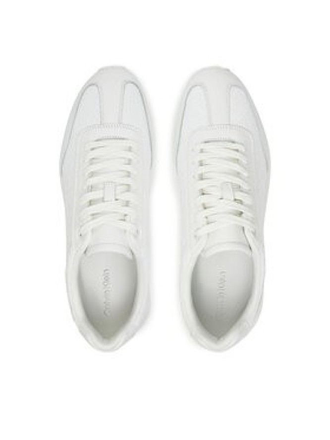 Calvin Klein Sneakersy Low Prof Runn Laceup Mono HM0HM01896 Biały