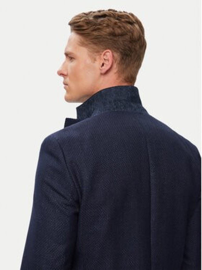 BOSS Marynarka H-Hutson-2PP-263 50567488 Granatowy Slim Fit