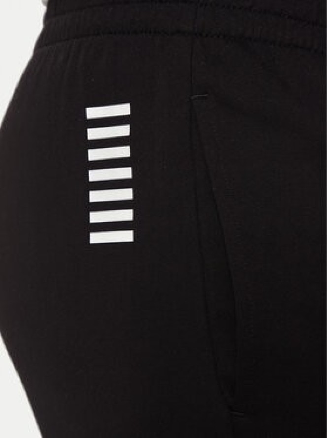 EA7 Emporio Armani Spodnie dresowe 8NPP66 PJVRZ 1200 Czarny Regular Fit