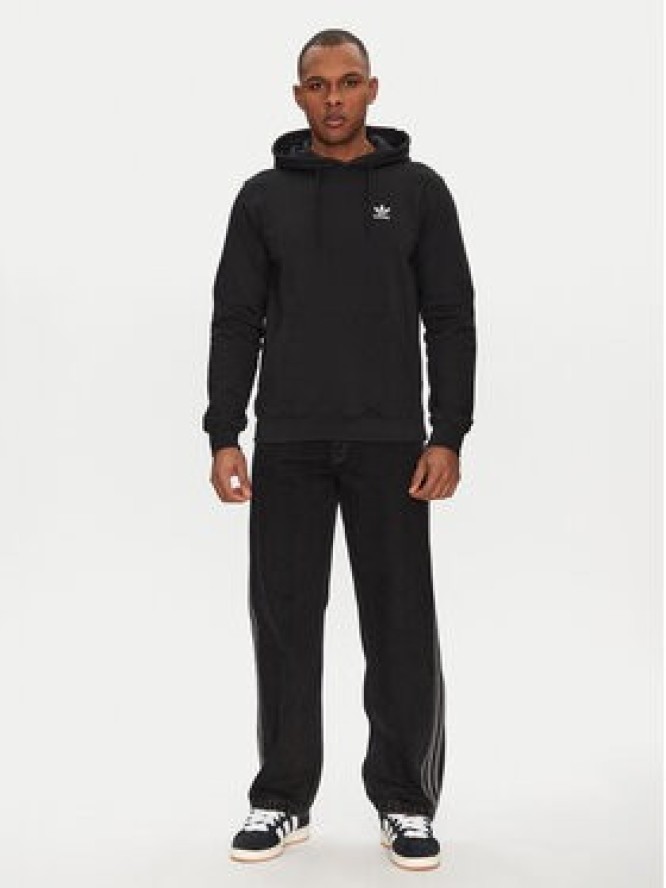 adidas Bluza Trefoil Essentials JD2404 Czarny Regular Fit