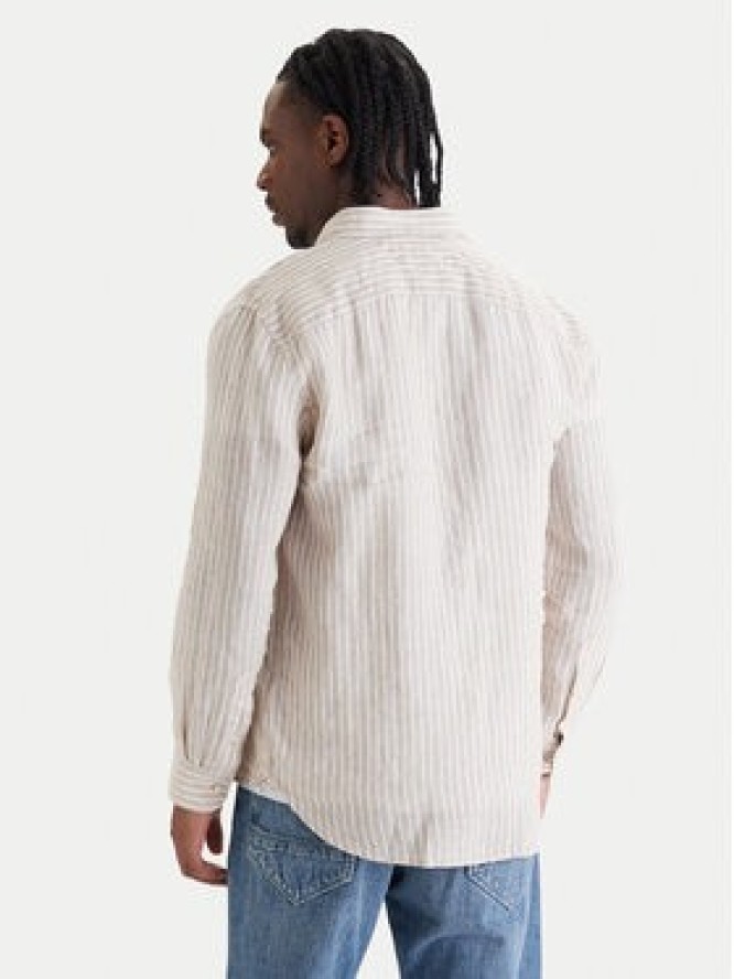 Tommy Hilfiger Koszula Bengal MW0MW42400 Beżowy Regular Fit