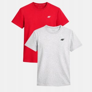 T-SHIRT MĘSKI 4F KOSZULKA ZESTAW KOMPLET 2 SZTUKI TTSHM3341
