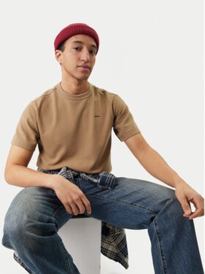 G-Star Raw T-Shirt D28609-E383 Beżowy Regular Fit