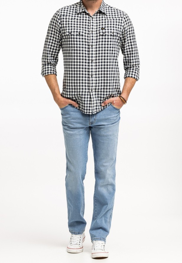 WRANGLER TEXAS MĘSKIE SPODNIE JEANSOWE JEANSY THE GRINGO W12184Z95 112330690