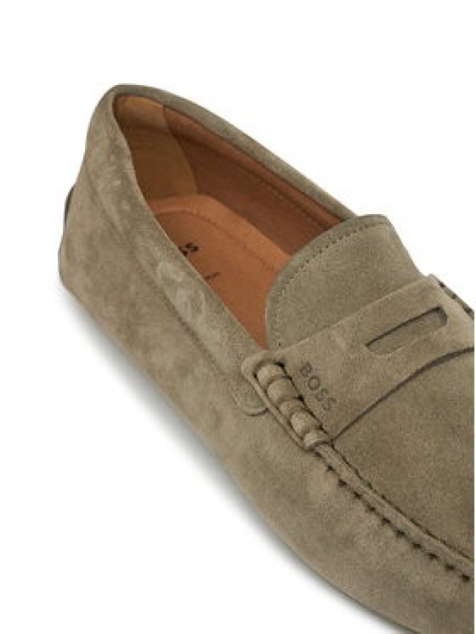 BOSS Mokasyny Noel_Mocc_sdpeb 50541750 Khaki