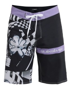 Szorty plażowe dla Mężczyzn SURFSILK STRAIGHT 20" Czarny