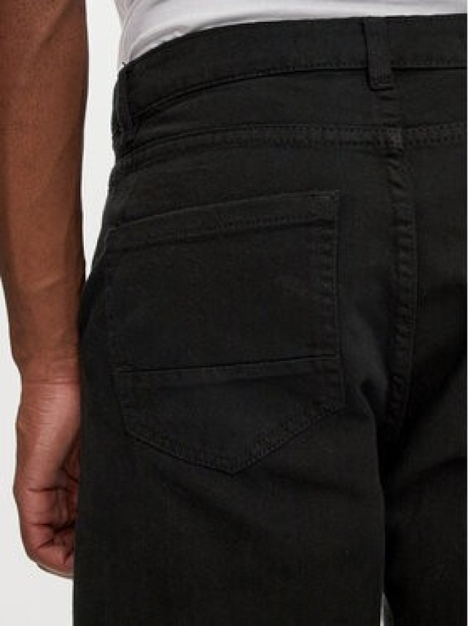Brave Soul Jeansy MJN-NORDBLACK Czarny Regular Fit