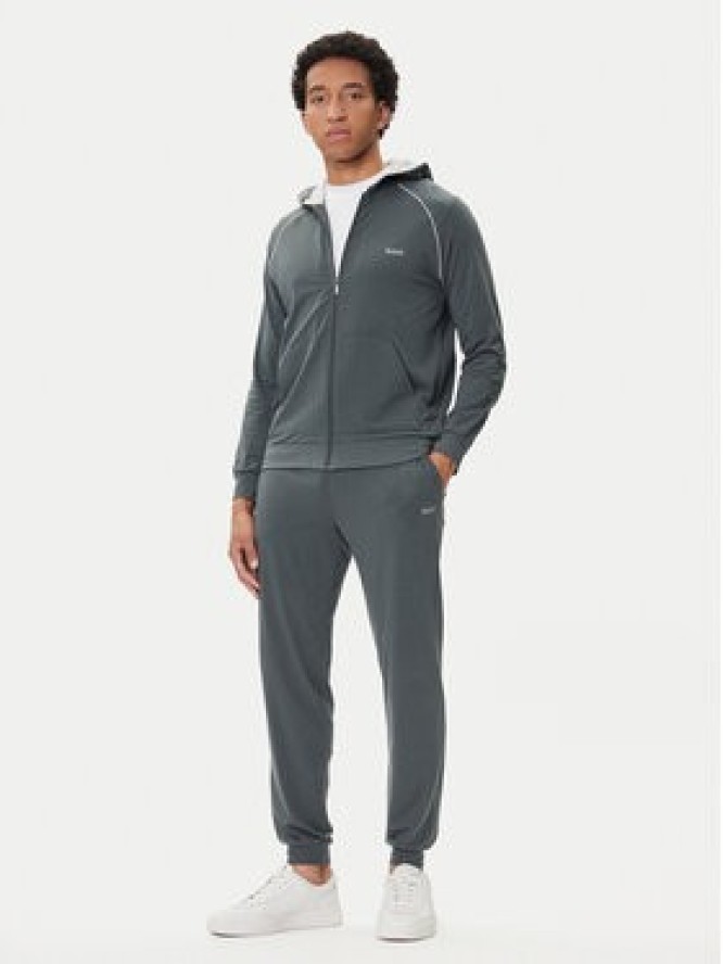 BOSS Bluza Mix&Match 50515313 Zielony Regular Fit