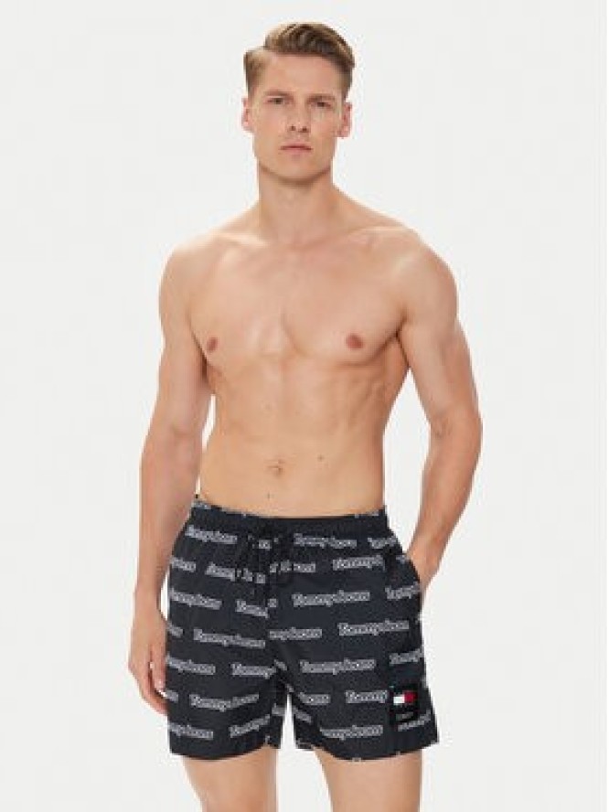 Tommy Hilfiger Szorty kąpielowe UM0UM03150 Granatowy Regular Fit