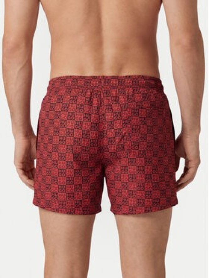HUGO Szorty kąpielowe Aaron 50556792 Czerwony Regular Fit