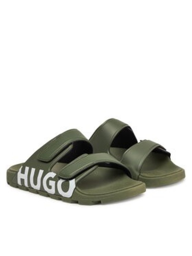 HUGO Klapki Evander 50542042 Zielony