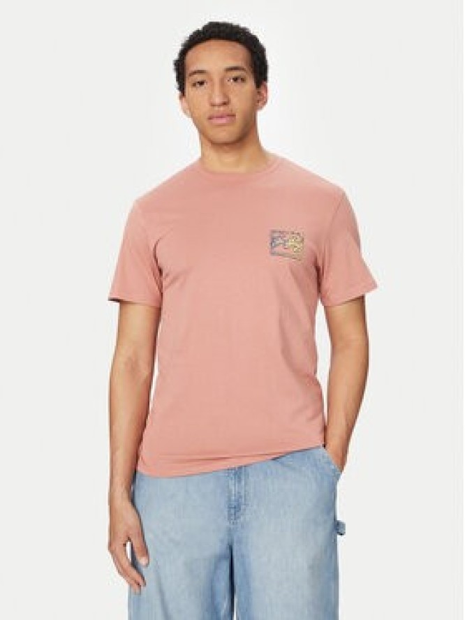Billabong T-Shirt Crayon Wave EBYZT00525 Różowy jasny Regular Fit