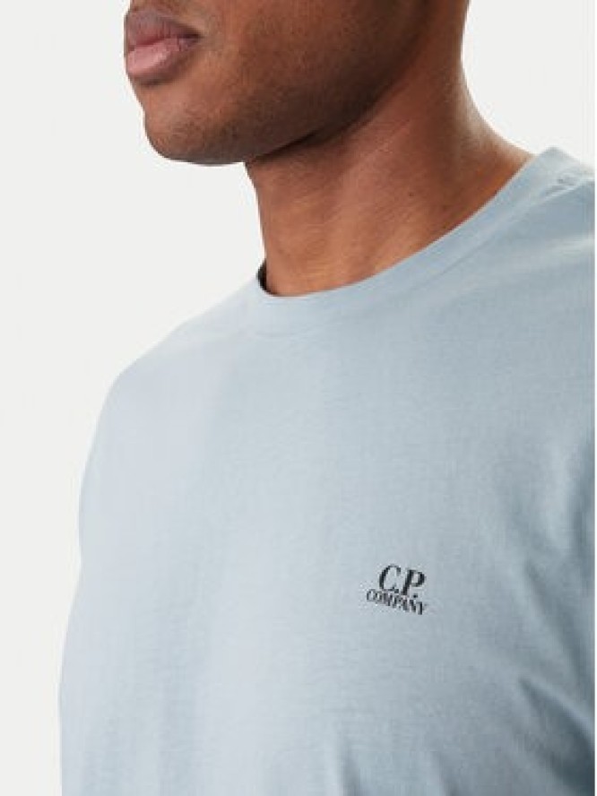 C.P. Company T-Shirt 20CMTS725A005100W Niebieski Regular Fit
