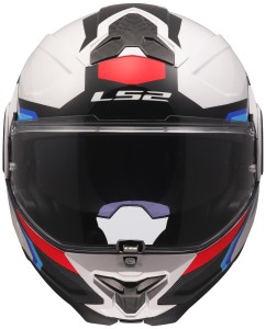 Kask składany LS2 FF910 Advant II Triple S biały/niebieski/czerwony