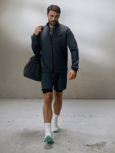 4F Bluza treningowa regular bez kaptura męska - szara L