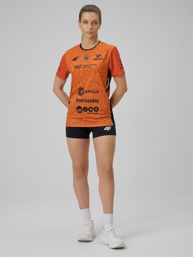 4F Koszulka meczowa replika domowa z sezonu 2025/26 uniseks 4F x Uni Opole - pomarańczowa XXL
