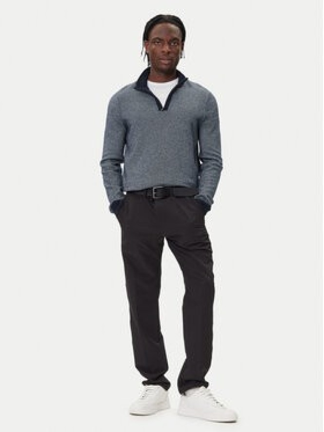 BOSS Sweter H-Hettore 50549976 Granatowy Regular Fit