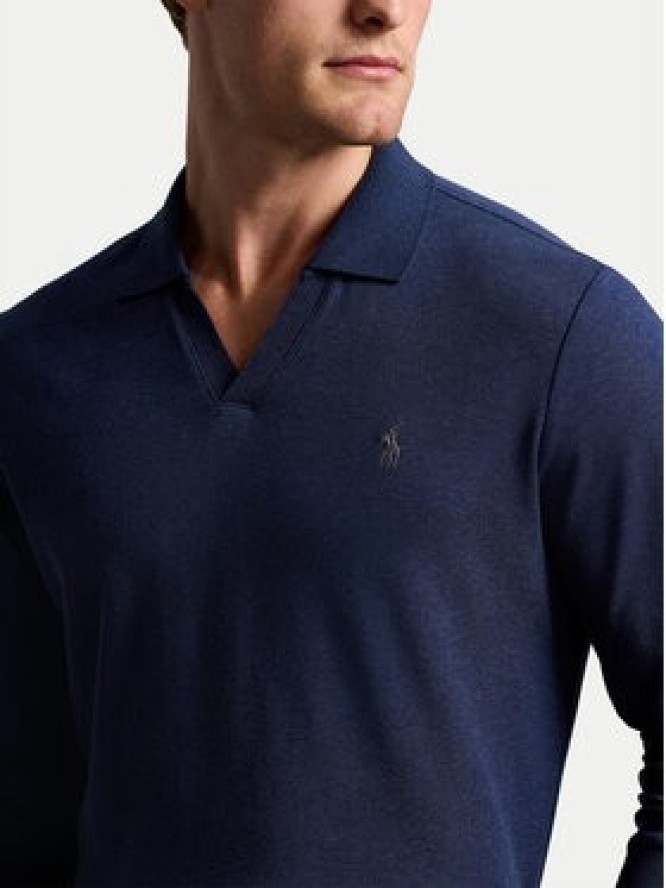 Polo Ralph Lauren Sweter 710922252003 Granatowy Custom Slim Fit