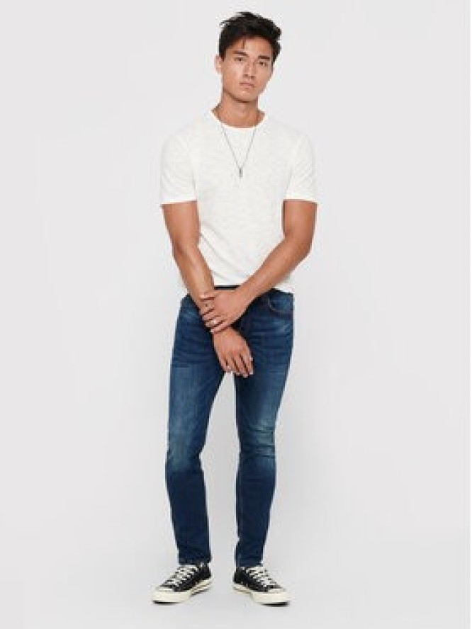 Only & Sons Jeansy Weft 22005076 Granatowy Regular Fit