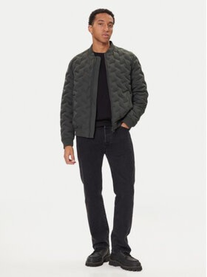 Geox Kurtka bomber Spherica M5628R T3271 F3251 Szary Regular Fit