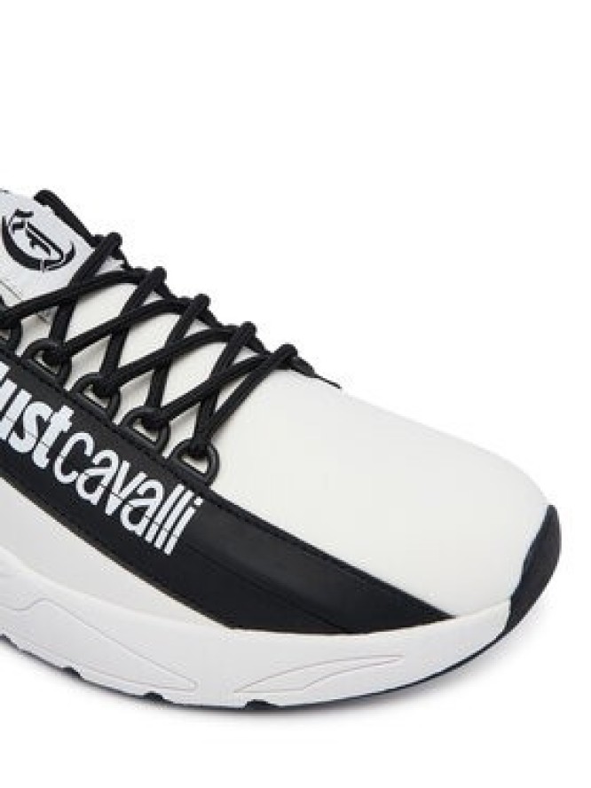 Just Cavalli Sneakersy 80QA3SA2 ZSE70 Biały