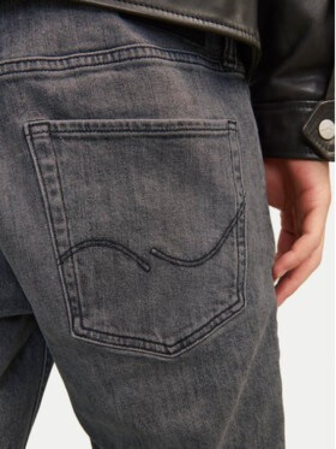 Jack & Jones Jeansy Clark 12258108 Szary Regular Fit
