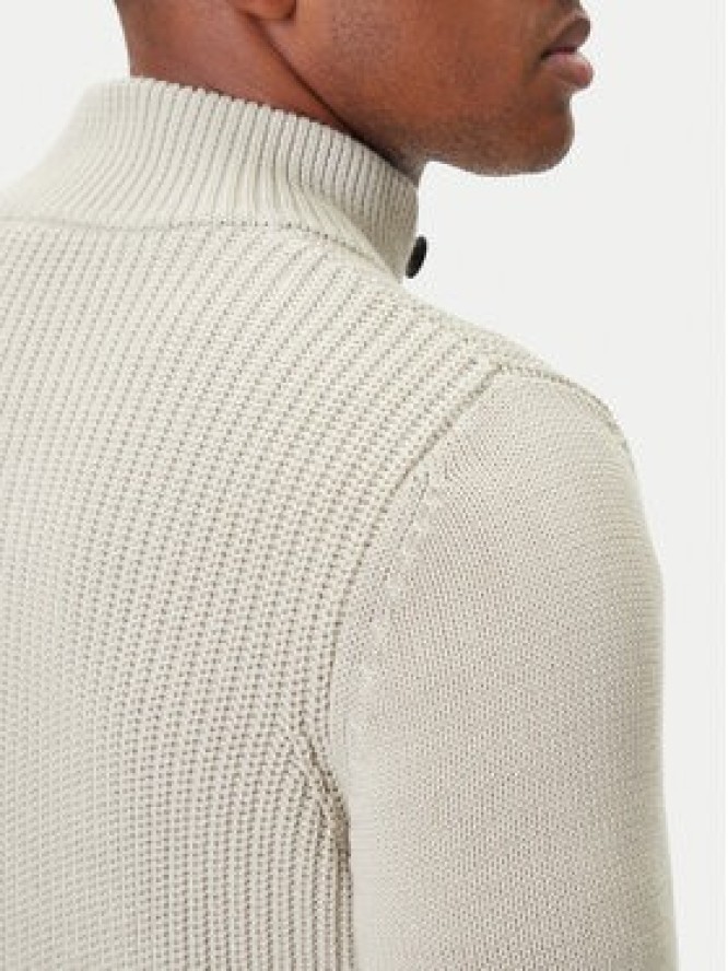 Aeronautica Militare Sweter 252MA1572UL00409 Beżowy Slim Fit