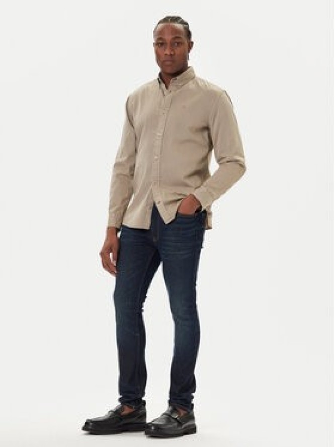 Calvin Klein Jeans Jeansy LV04RD718G Granatowy Skinny Fit