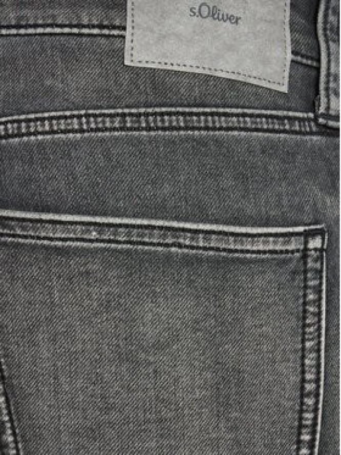 s.Oliver Szorty jeansowe 2142318 Szary Regular Fit