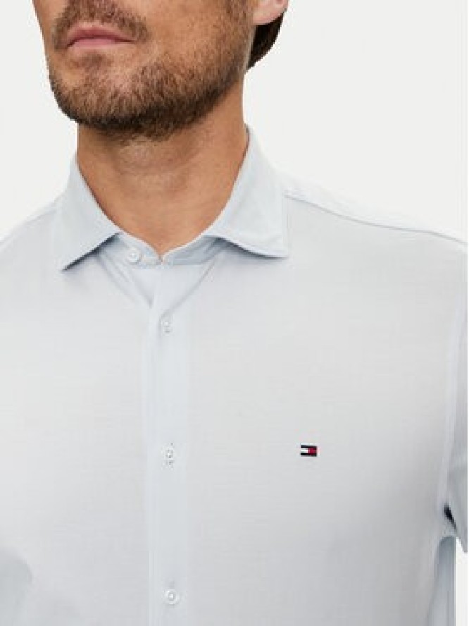 Tommy Hilfiger Koszula MW0MW35805 Błękitny Slim Fit